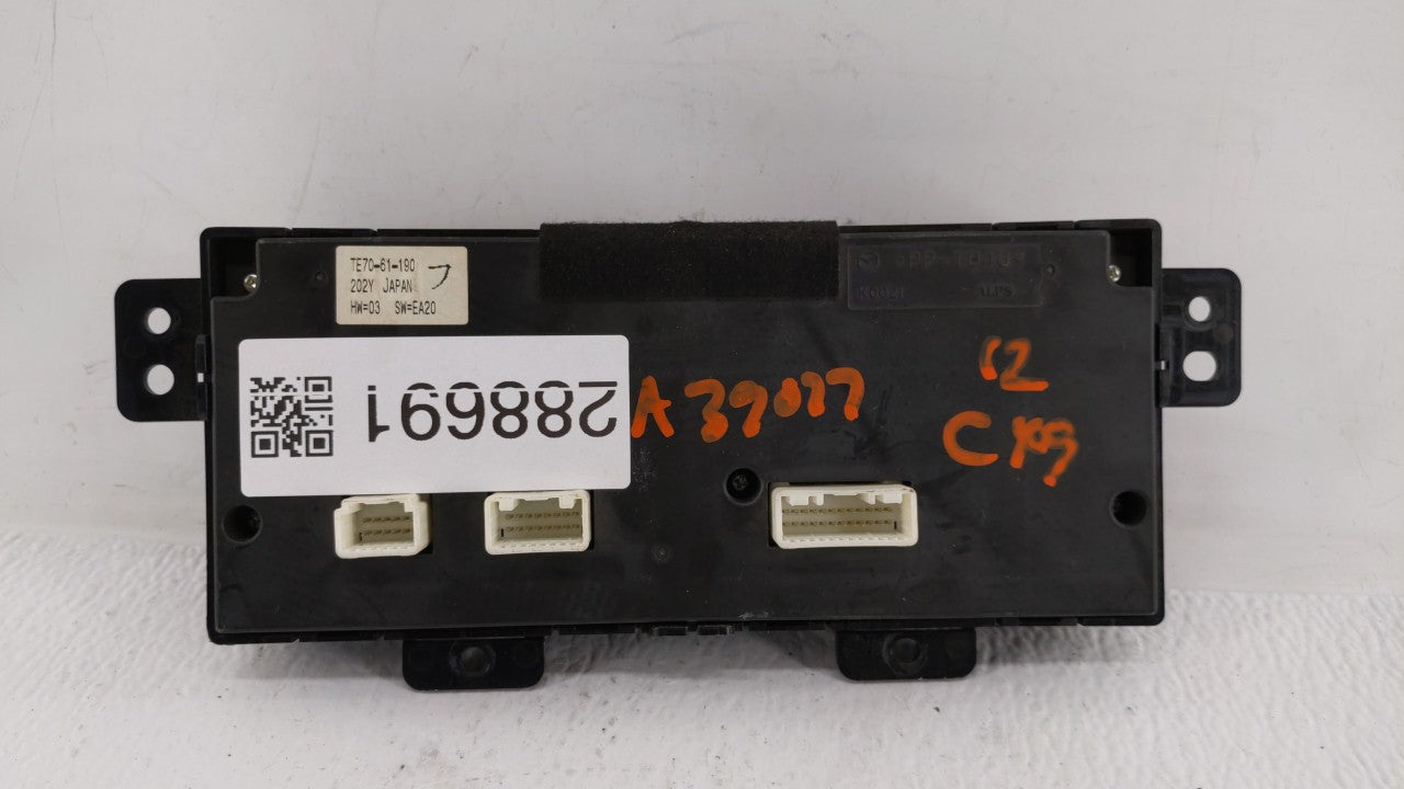 2010-2015 Mazda Cx-9 Climate Control Module Temperature AC/Heater Replacement P/N:TE70-61-190 Fits OEM Used Auto Parts - Oem
