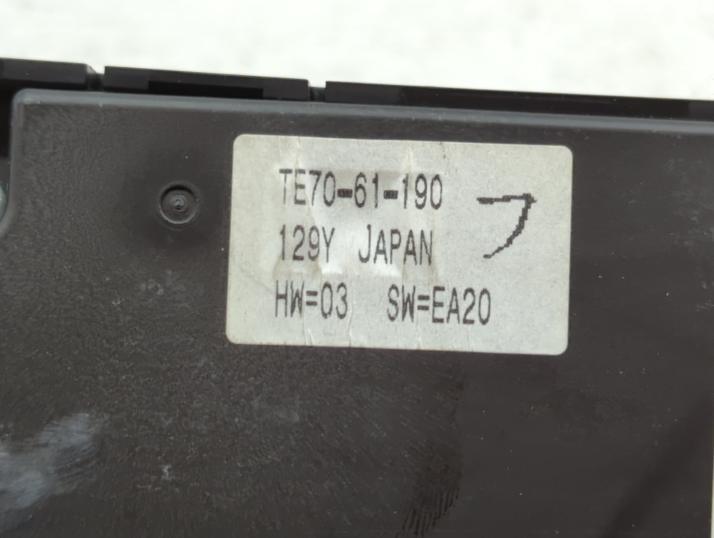 2010-2015 Mazda Cx-9 Climate Control Module Temperature AC/Heater Replacement P/N:TE70-61-190 Fits OEM Used Auto Parts - Oem