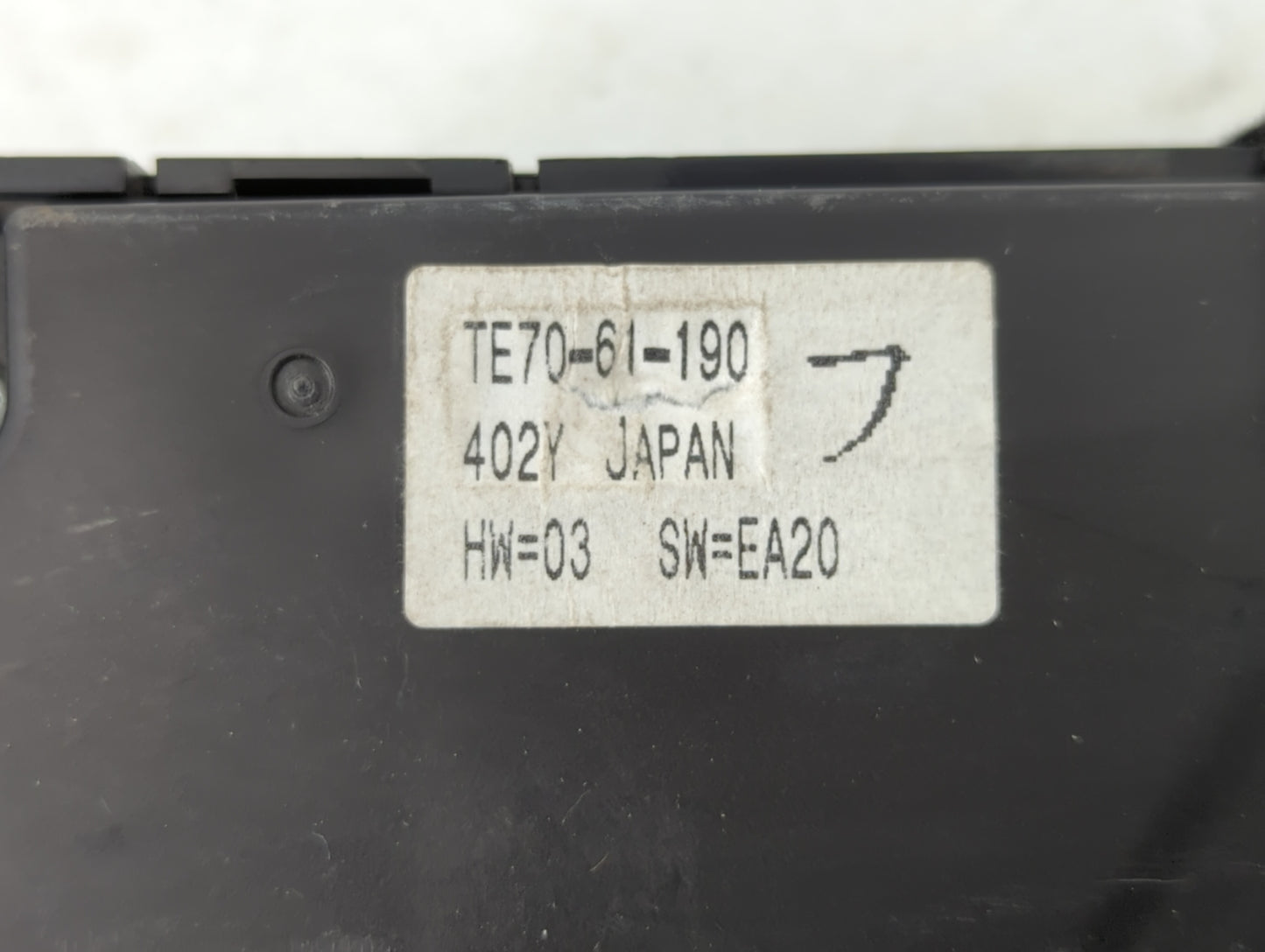 2010-2015 Mazda Cx-9 Climate Control Module Temperature AC/Heater Replacement P/N:TE70-61-190 Fits OEM Used Auto Parts - Oem