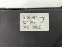 2010-2015 Mazda Cx-9 Climate Control Module Temperature AC/Heater Replacement P/N:TE70-61-190 Fits OEM Used Auto Parts - Oem