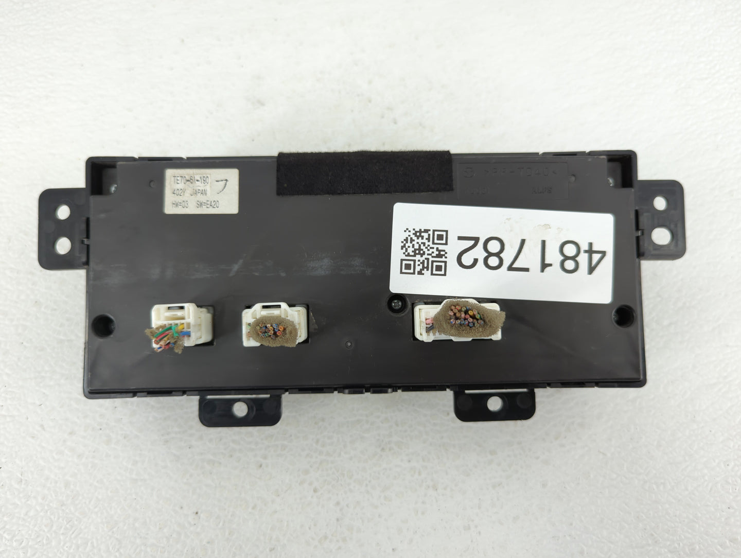 2010-2015 Mazda Cx-9 Climate Control Module Temperature AC/Heater Replacement P/N:TE70-61-190 Fits OEM Used Auto Parts - Oem