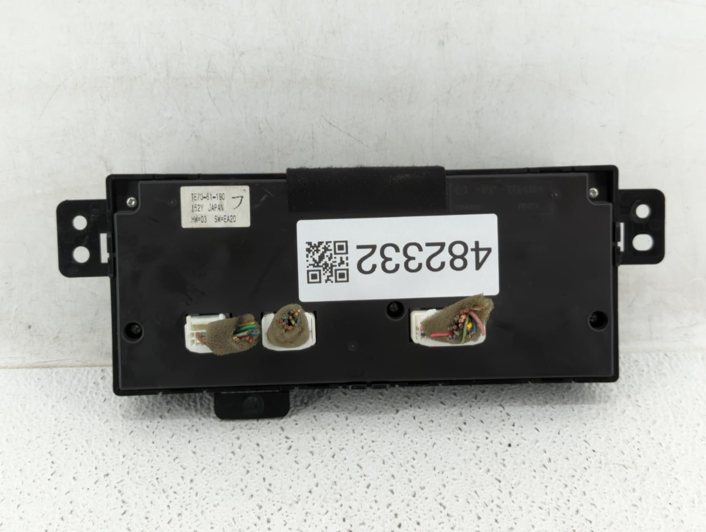 2010-2015 Mazda Cx-9 Climate Control Module Temperature AC/Heater Replacement P/N:TE70-61-190 Fits OEM Used Auto Parts - Oem