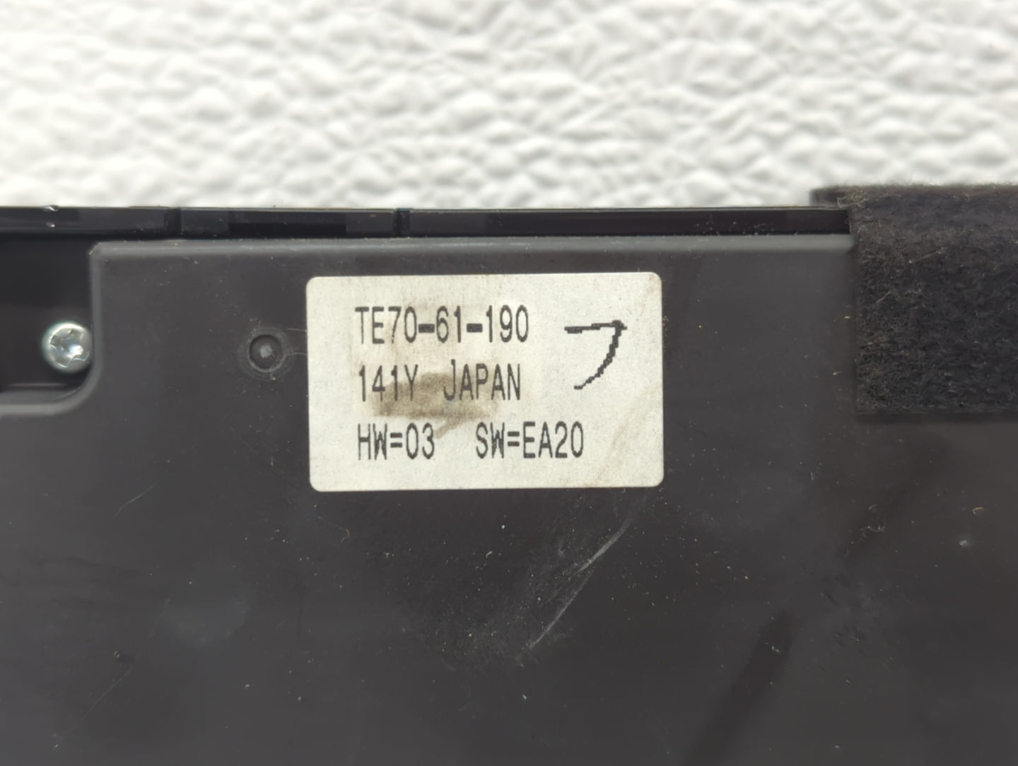 2010-2015 Mazda Cx-9 Climate Control Module Temperature AC/Heater Replacement P/N:TE70-61-190 Fits OEM Used Auto Parts - Oem
