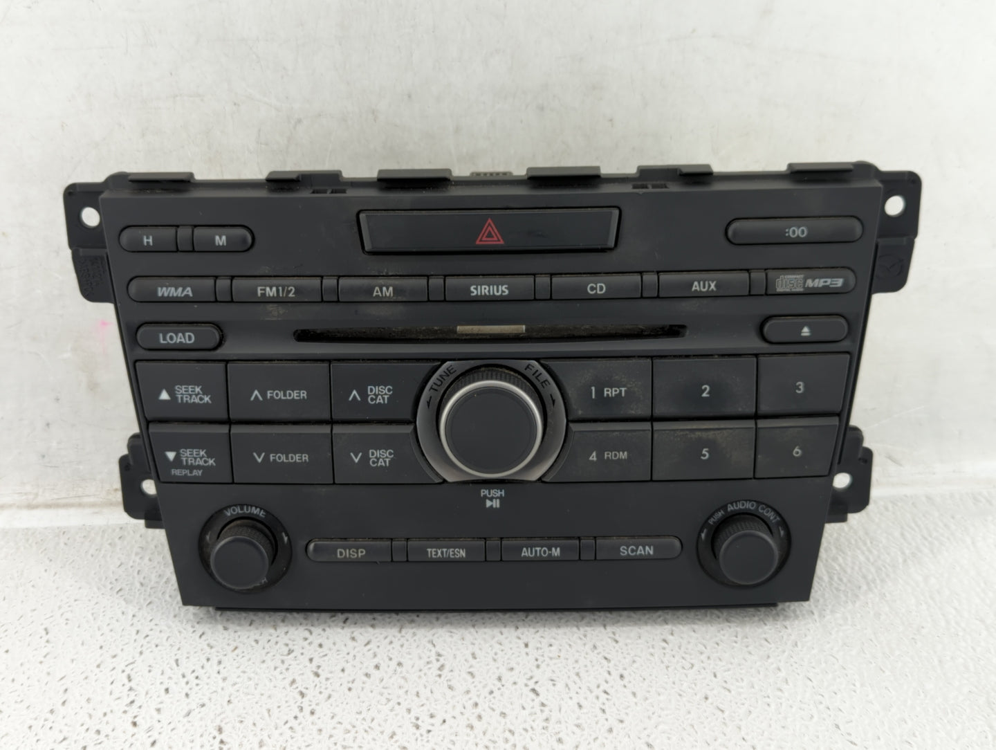 2011-2012 Mazda Cx-9 Radio AM FM Cd Player Receiver Replacement P/N:EH44 66 4H0 Fits Fits 2011 2012 OEM Used Auto Parts - Oe