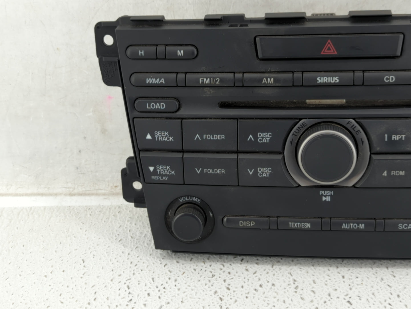 2011-2012 Mazda Cx-9 Radio AM FM Cd Player Receiver Replacement P/N:EH44 66 4H0 Fits Fits 2011 2012 OEM Used Auto Parts - Oe