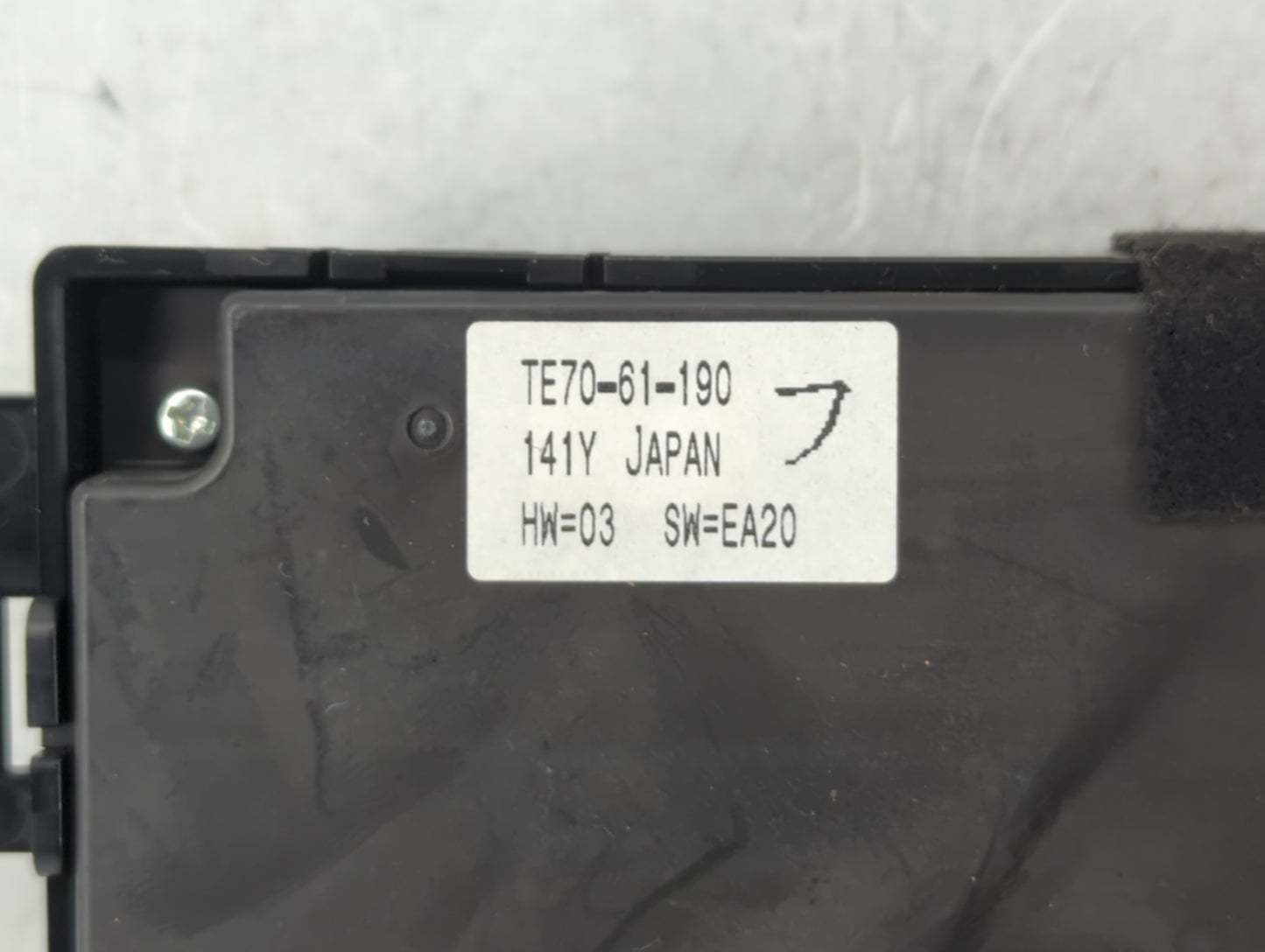 2010-2015 Mazda Cx-9 Climate Control Module Temperature AC/Heater Replacement P/N:TE70-61-190 Fits OEM Used Auto Parts - Oem