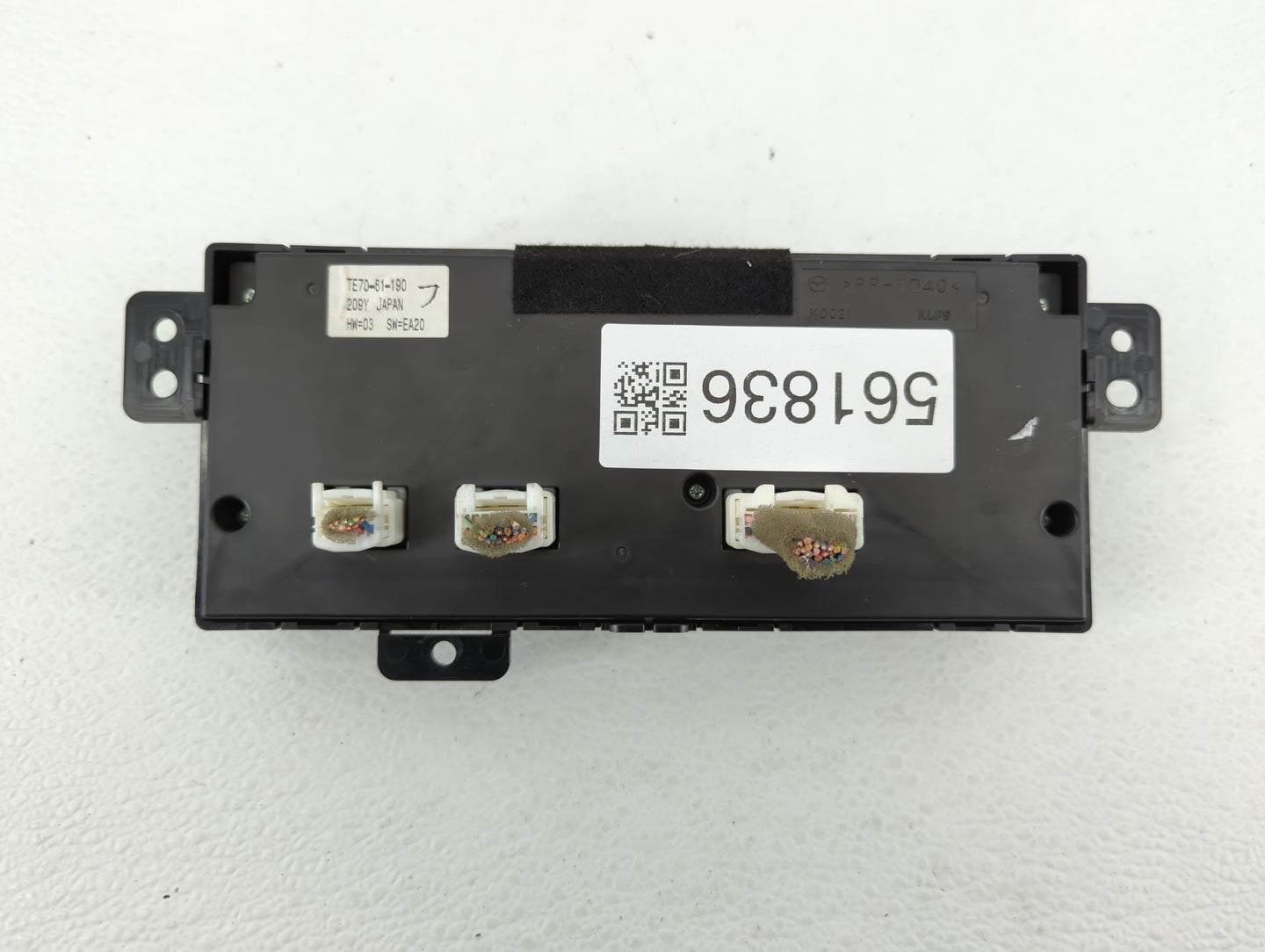 2010-2015 Mazda Cx-9 Climate Control Module Temperature AC/Heater Replacement P/N:TE70-61-190 Fits OEM Used Auto Parts - Oem