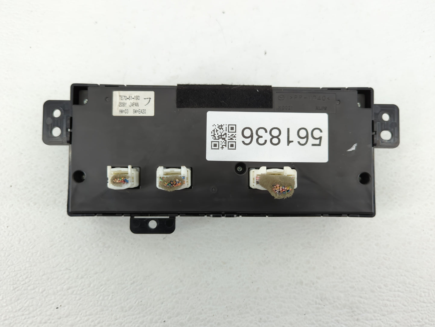 2010-2015 Mazda Cx-9 Climate Control Module Temperature AC/Heater Replacement P/N:TE70-61-190 Fits OEM Used Auto Parts - Oem