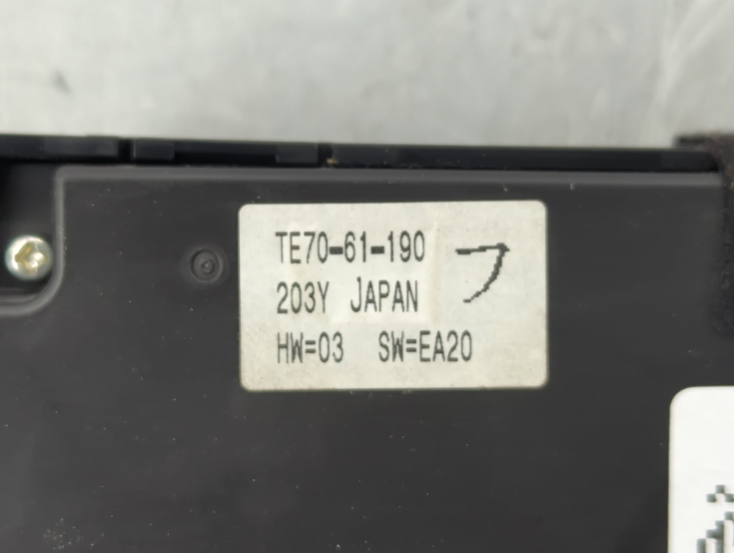 2010-2015 Mazda Cx-9 Climate Control Module Temperature AC/Heater Replacement P/N:TE70-61-190 Fits OEM Used Auto Parts - Oem