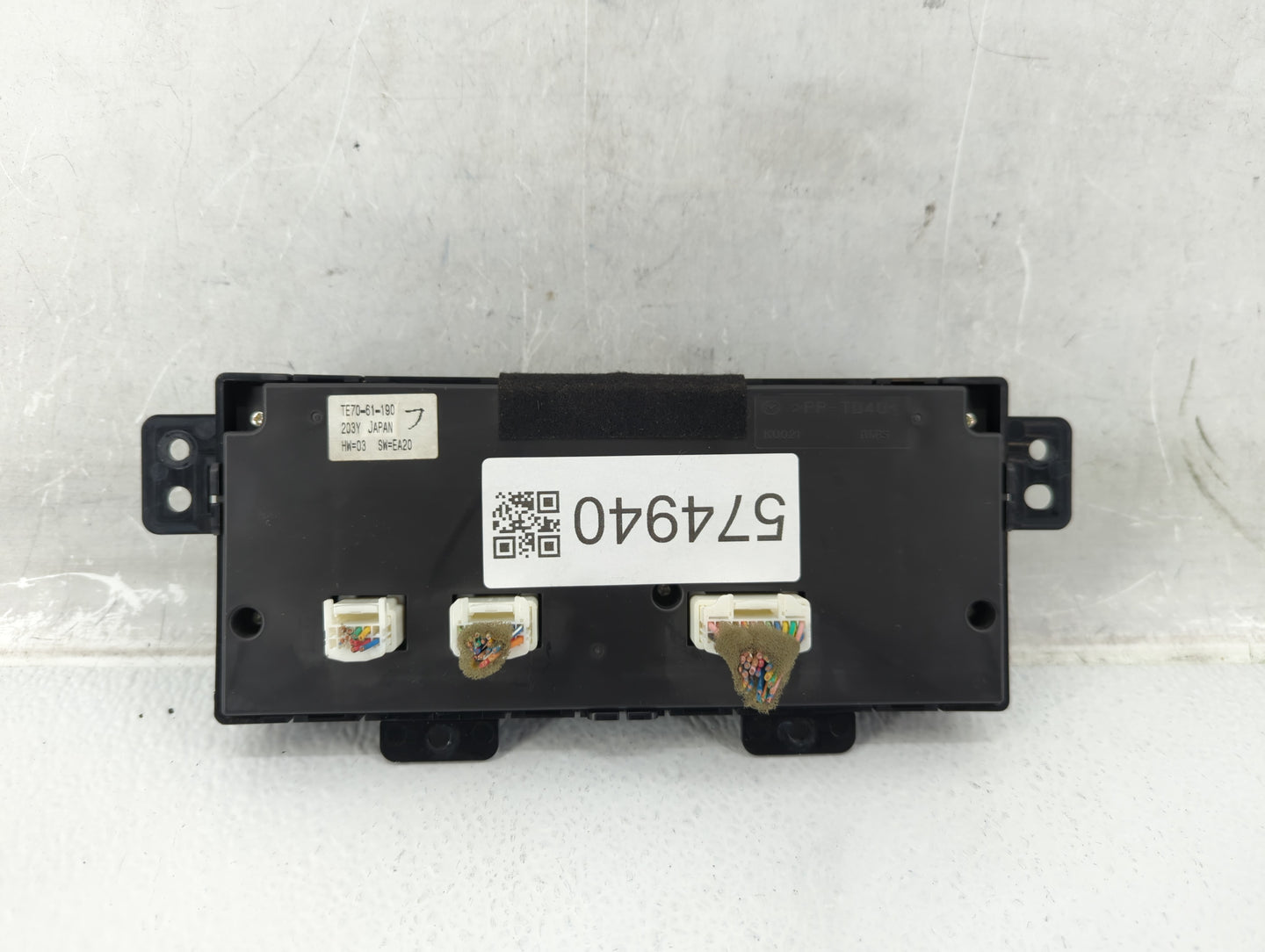 2010-2015 Mazda Cx-9 Climate Control Module Temperature AC/Heater Replacement P/N:TE70-61-190 Fits OEM Used Auto Parts - Oem