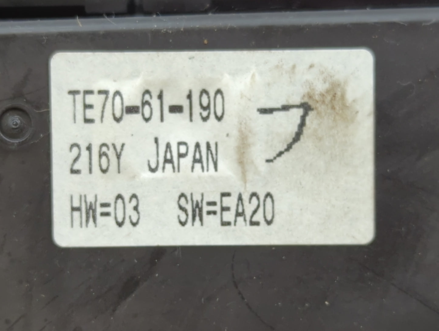 2010-2015 Mazda Cx-9 Climate Control Module Temperature AC/Heater Replacement P/N:TE70-61-190 Fits OEM Used Auto Parts - Oem