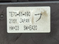 2010-2015 Mazda Cx-9 Climate Control Module Temperature AC/Heater Replacement P/N:TE70-61-190 Fits OEM Used Auto Parts - Oem