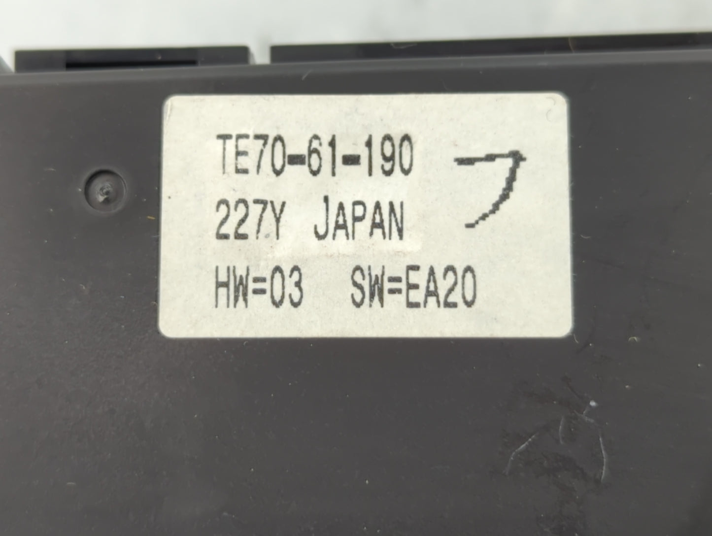 2010-2015 Mazda Cx-9 Climate Control Module Temperature AC/Heater Replacement P/N:TE70-61-190 Fits OEM Used Auto Parts - Oem