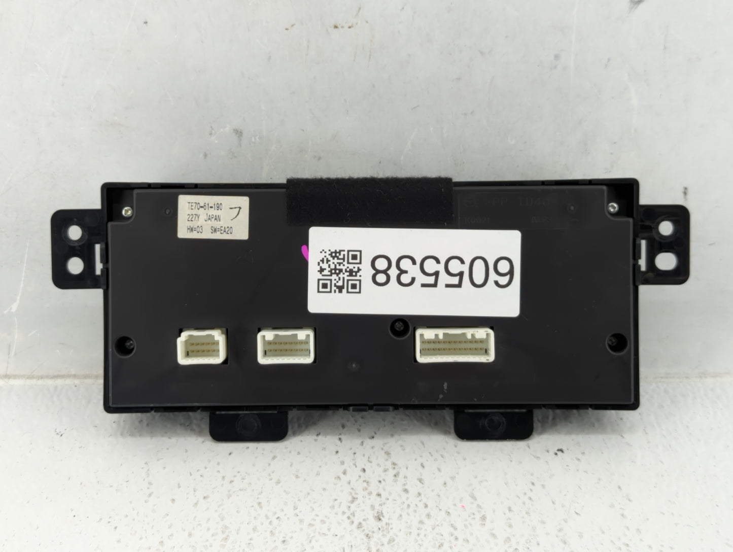 2010-2015 Mazda Cx-9 Climate Control Module Temperature AC/Heater Replacement P/N:TE70-61-190 Fits OEM Used Auto Parts - Oem