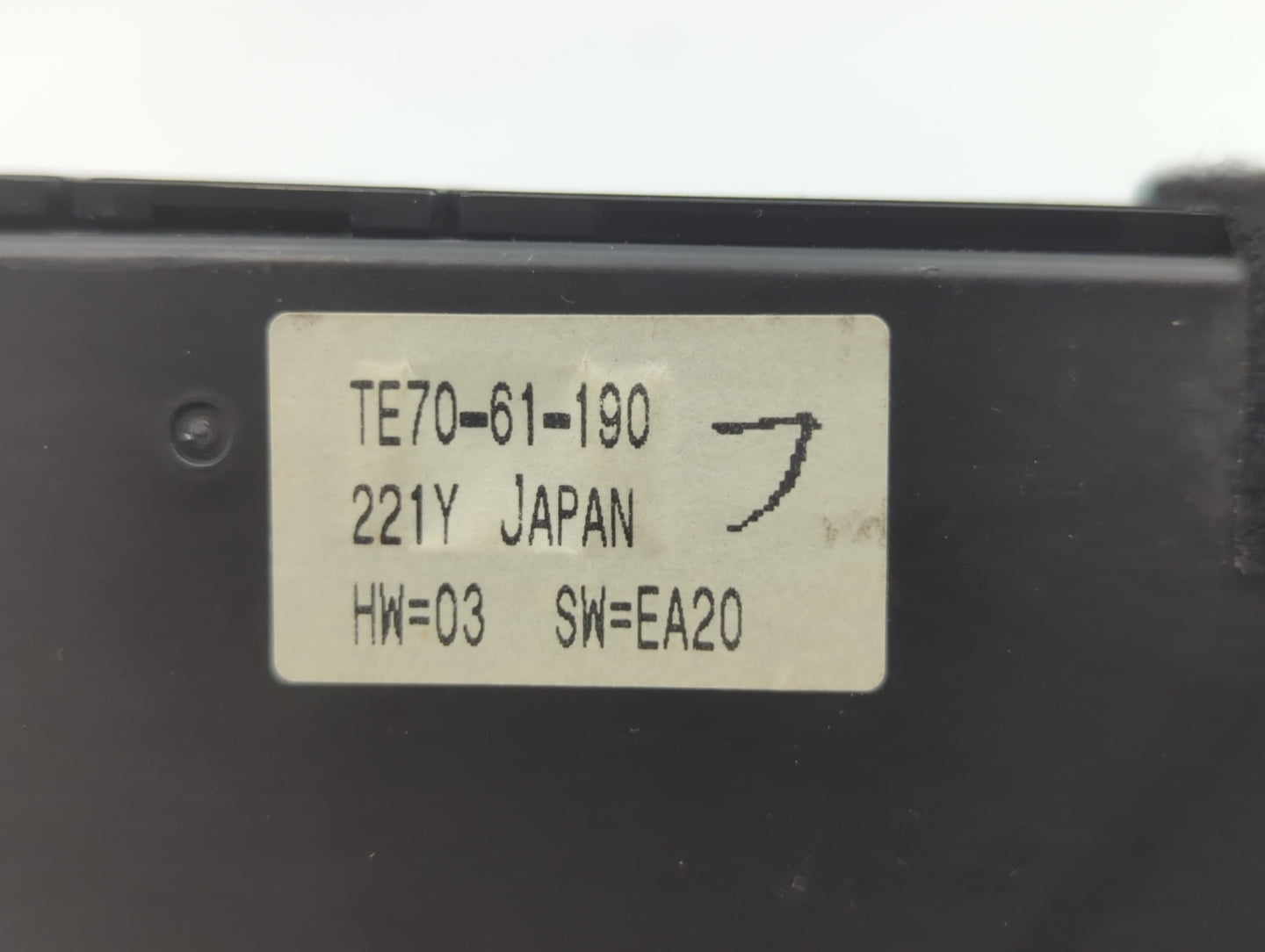 2010-2015 Mazda Cx-9 Climate Control Module Temperature AC/Heater Replacement P/N:221Y TE70-61-190 Fits OEM Used Auto Parts 