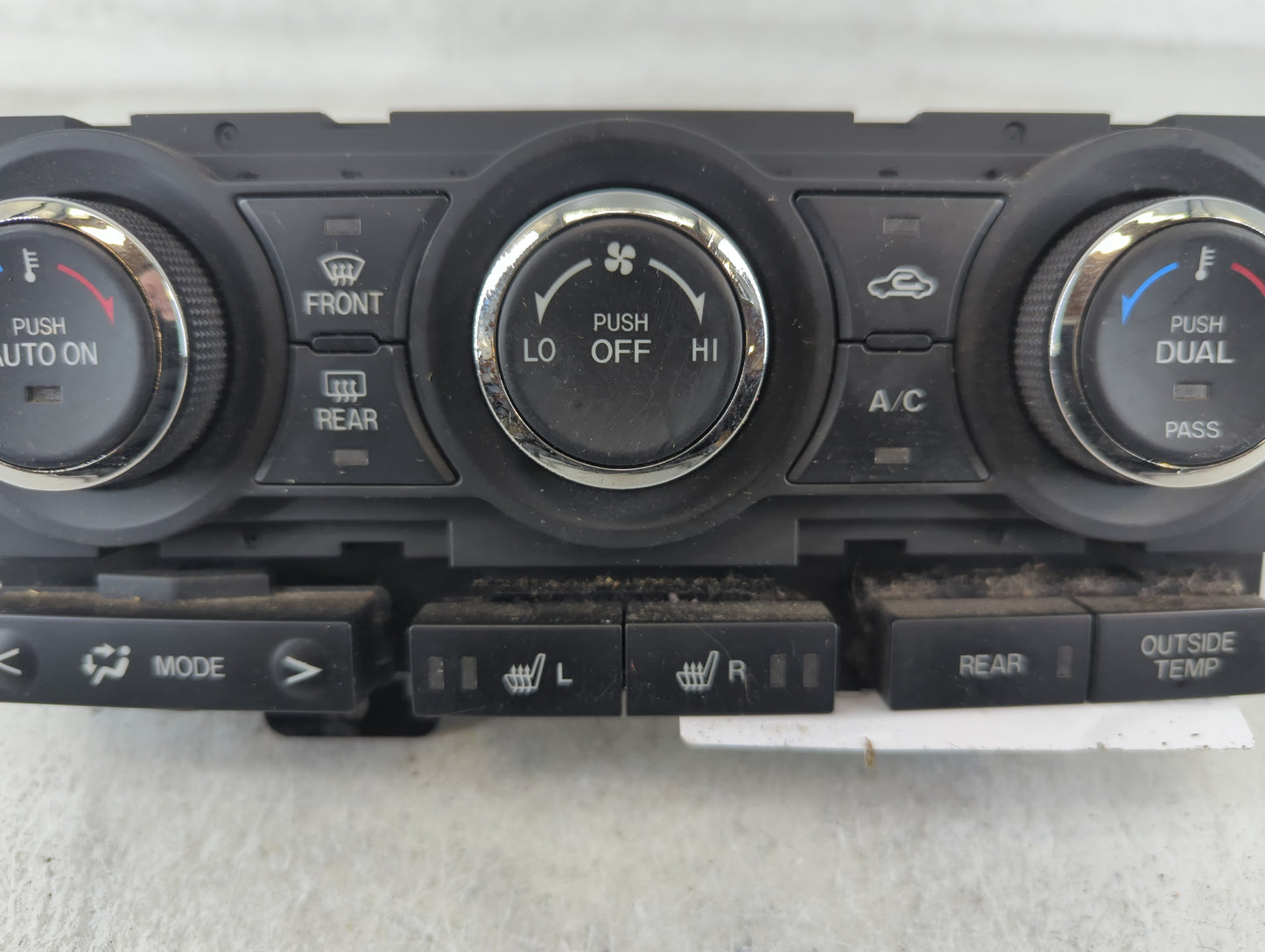 2010-2015 Mazda Cx-9 Climate Control Module Temperature AC/Heater Replacement P/N:TE70-61 190 Fits OEM Used Auto Parts - Oem