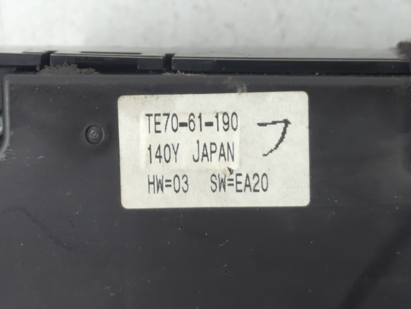 2010-2015 Mazda Cx-9 Climate Control Module Temperature AC/Heater Replacement P/N:TE70-61 190 Fits OEM Used Auto Parts - Oem
