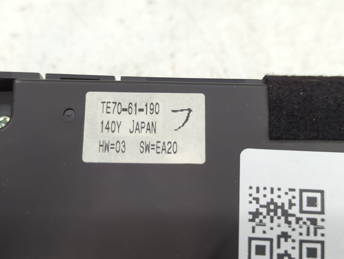 2010-2015 Mazda Cx-9 Climate Control Module Temperature AC/Heater Replacement P/N:TE70-61-190 Fits OEM Used Auto Parts - Oem