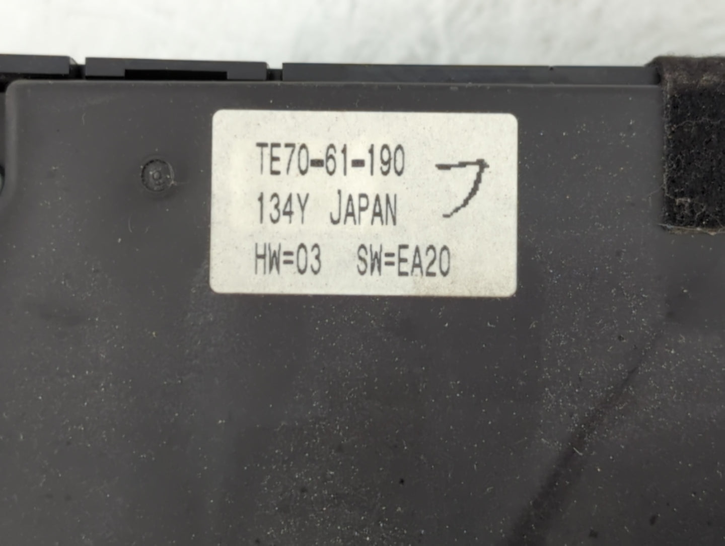 2010-2015 Mazda Cx-9 Climate Control Module Temperature AC/Heater Replacement P/N:TE70-61-190 Fits OEM Used Auto Parts - Oem