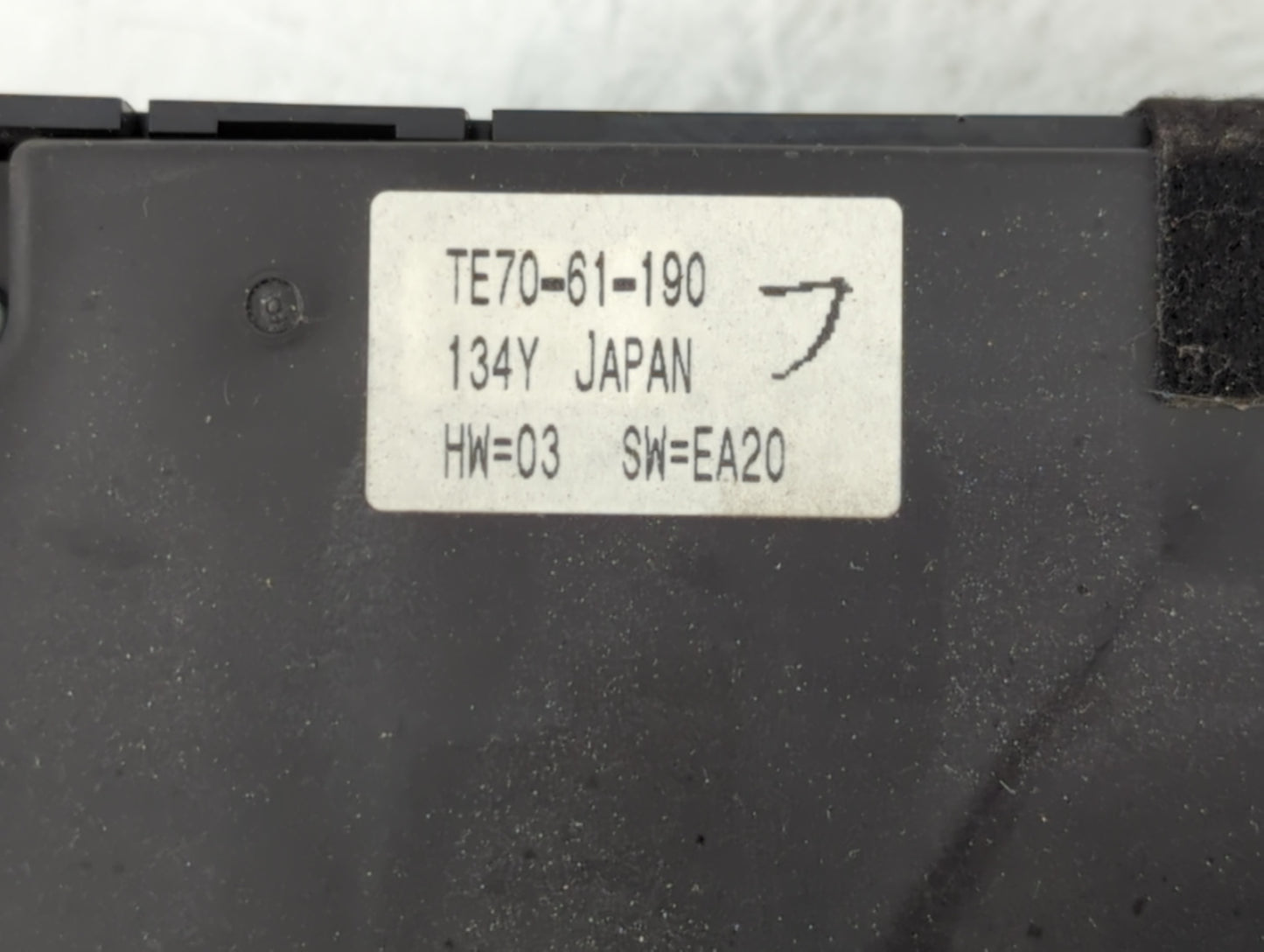 2010-2015 Mazda Cx-9 Climate Control Module Temperature AC/Heater Replacement P/N:TE70-61-190 Fits OEM Used Auto Parts - Oem