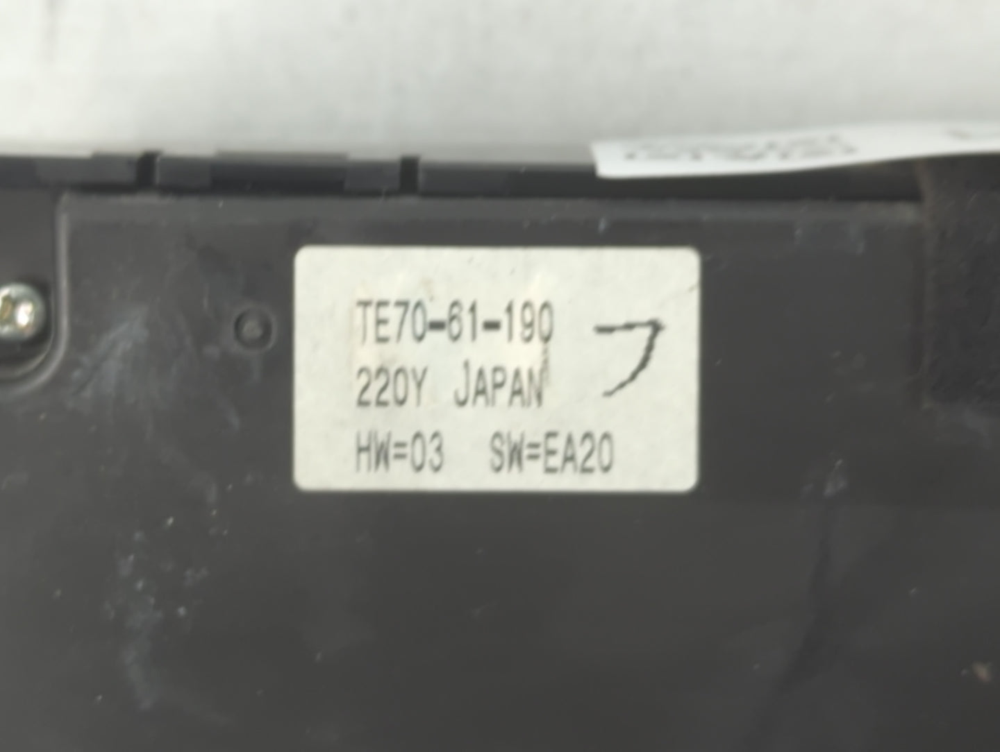 2010-2015 Mazda Cx-9 Climate Control Module Temperature AC/Heater Replacement P/N:TE70-61-190 Fits OEM Used Auto Parts - Oem