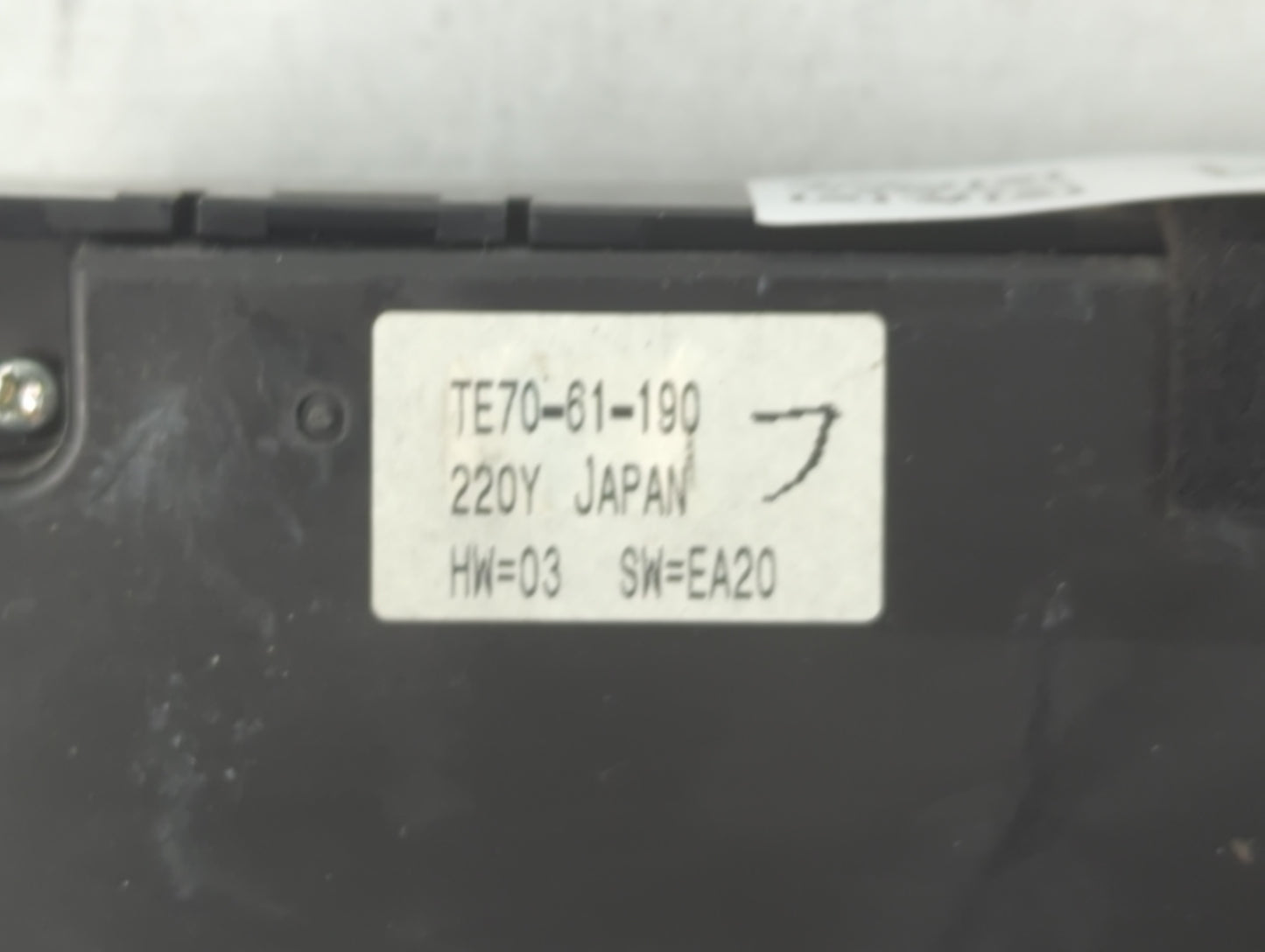 2010-2015 Mazda Cx-9 Climate Control Module Temperature AC/Heater Replacement P/N:TE70-61-190 Fits OEM Used Auto Parts - Oem