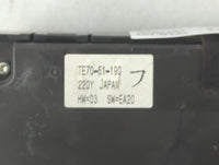 2010-2015 Mazda Cx-9 Climate Control Module Temperature AC/Heater Replacement P/N:TE70-61-190 Fits OEM Used Auto Parts - Oem