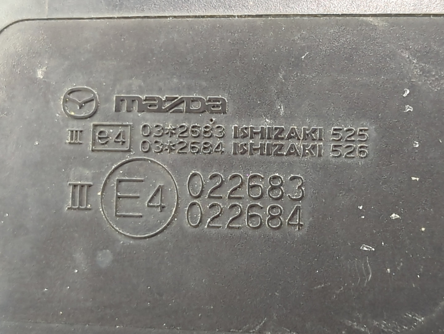 2012 Mazda Mazda3 Passenger Side View Mirror - Right Door Mirror OEM Used - Oemusedautoparts1.com