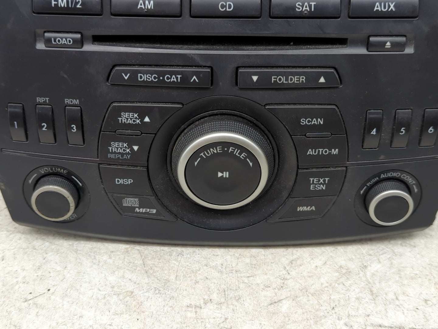 2012 Mazda Mazda3 Radio AM FM Cd Player Receiver Replacement P/N:T4792748 BBM5 66 AR0, KA300 Fits Fits 2013 OEM Used Auto Pa