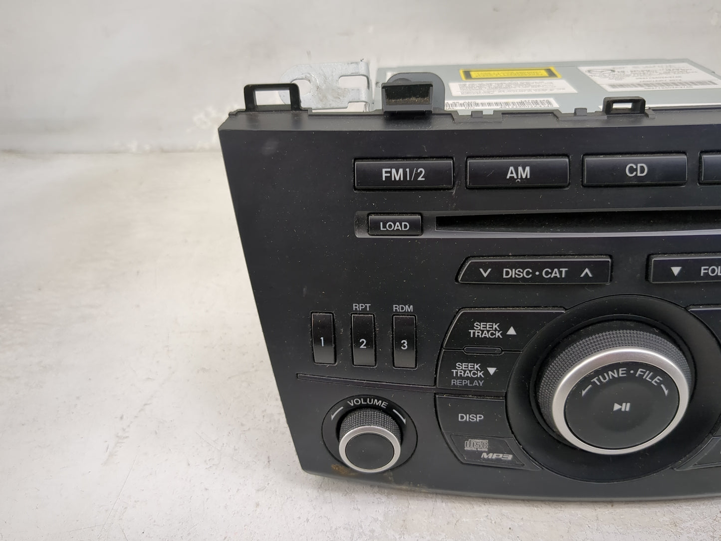 2012 Mazda Mazda3 Radio AM FM Cd Player Receiver Replacement P/N:BBM566AR0 14792746 Fits OEM Used Auto Parts - Oemusedautopa