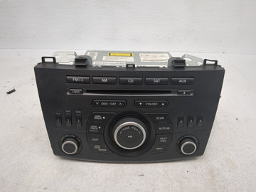2012 Mazda Mazda3 Radio AM FM Cd Player Receiver Replacement P/N:BGV4 66 AH0 14794348 Fits Fits 2013 OEM Used Auto Parts - O