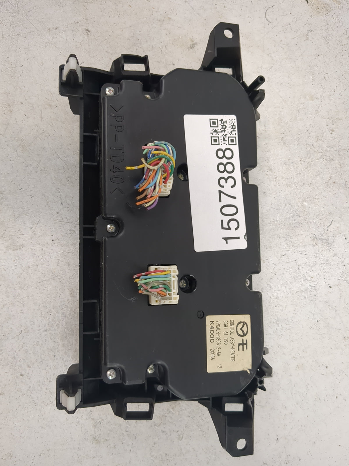2012 Mazda Mazda3 Climate Control Module Temperature AC/Heater Replacement P/N:BGW1 61 190 VPCALH-18C612-AA Fits Fits 2013 O