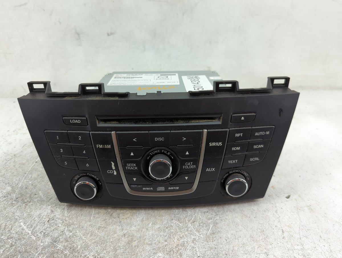 2012 Mazda Mazda5 Radio AM FM Cd Player Receiver Replacement P/N:CG36669R0 CQ-JM00E0JT Fits OEM Used Auto Parts - Oemusedaut