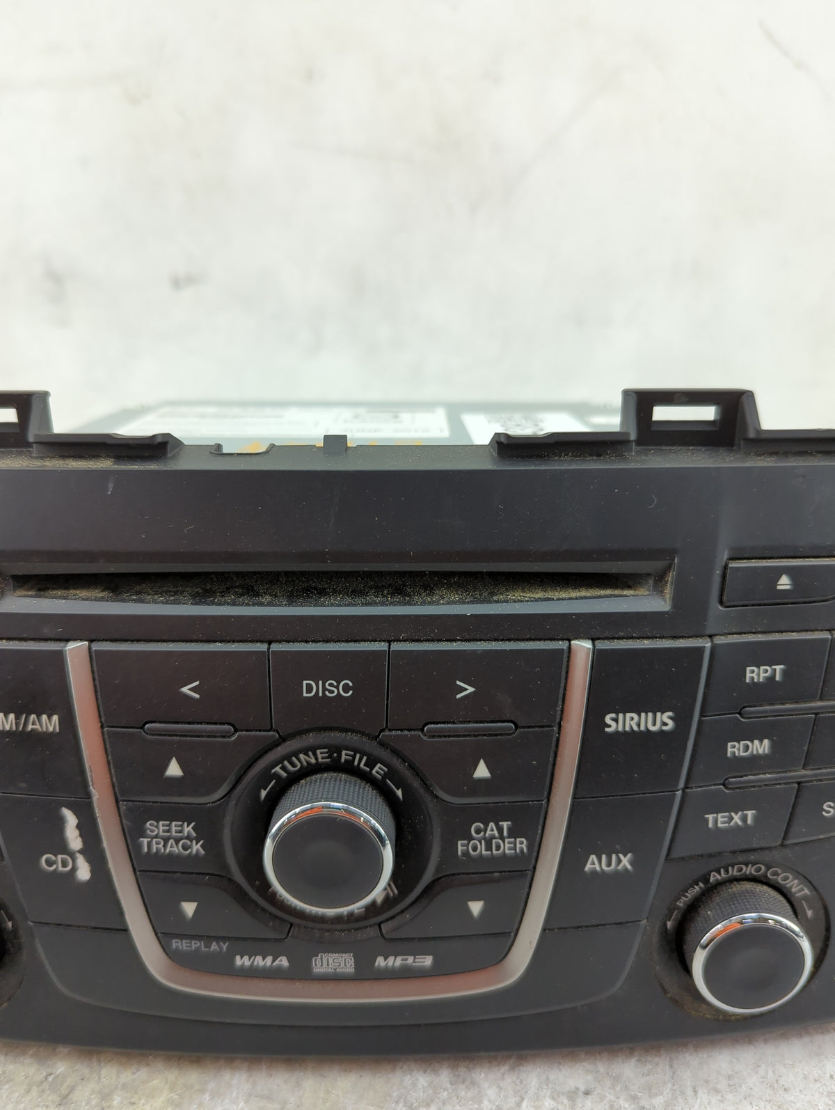 2012 Mazda Mazda5 Radio AM FM Cd Player Receiver Replacement P/N:CG36669R0 CQ-JM00E0JT Fits OEM Used Auto Parts - Oemusedaut