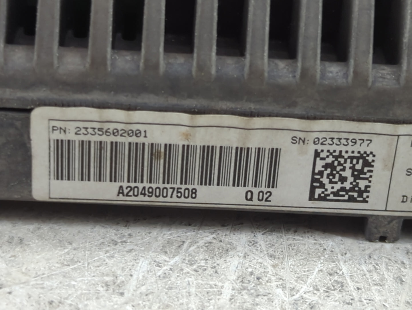 2012 Mercedes-benz C-class Information Display Screen - Oemusedautoparts1.com