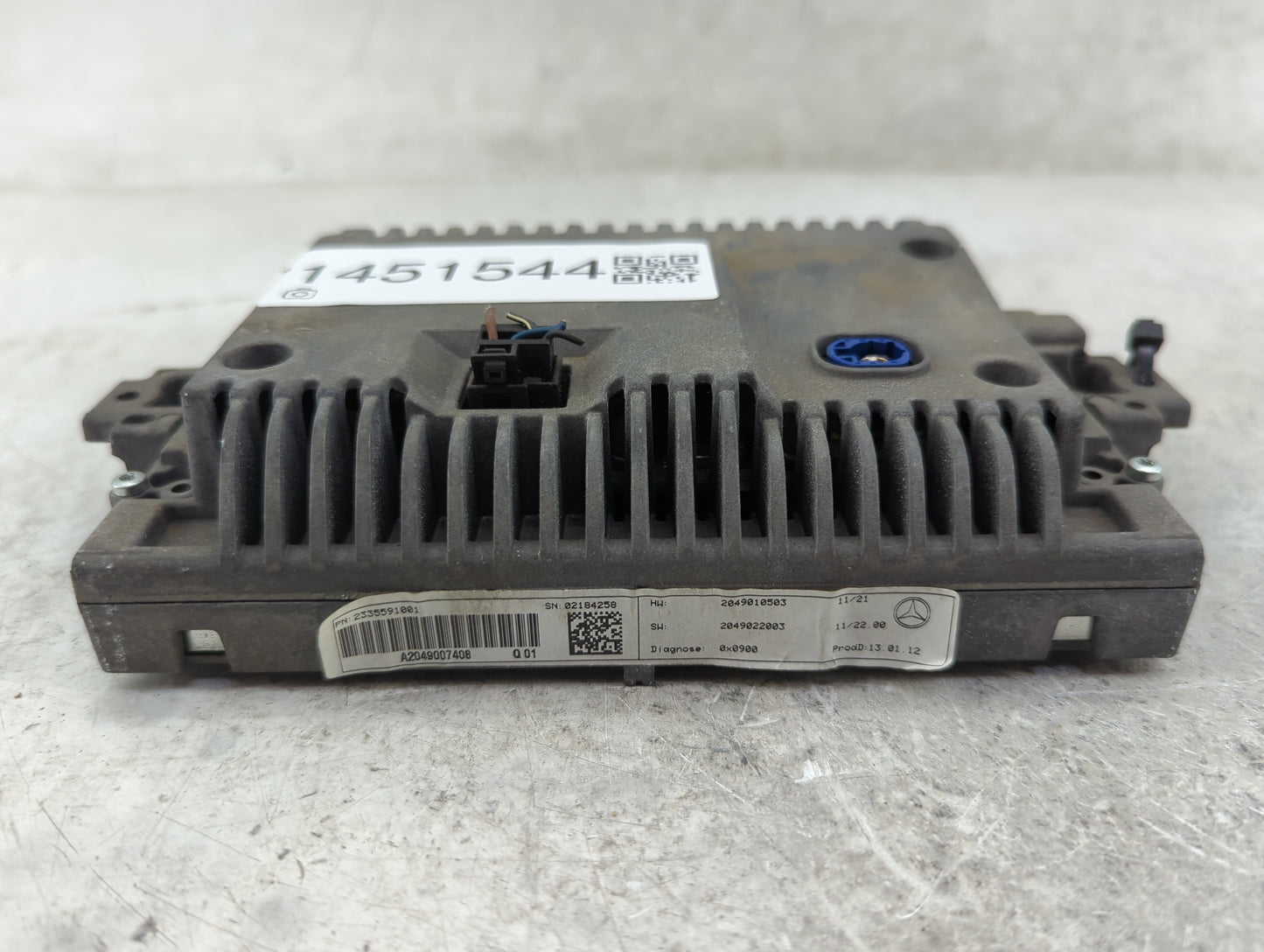2012 Mercedes-benz C-class Information Display Screen - Oemusedautoparts1.com