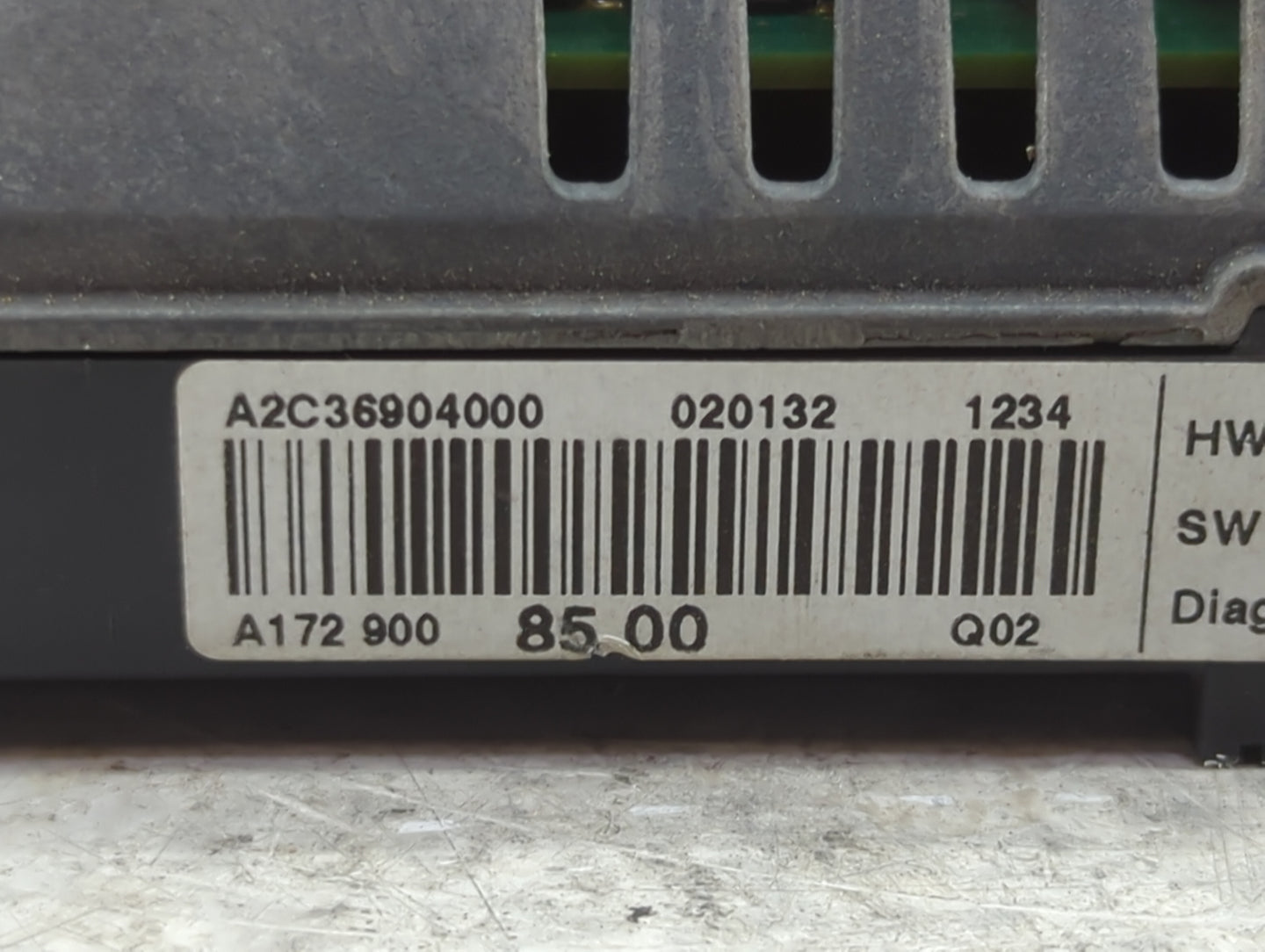 2012 Mercedes-benz C-class Information Display Screen - Oemusedautoparts1.com