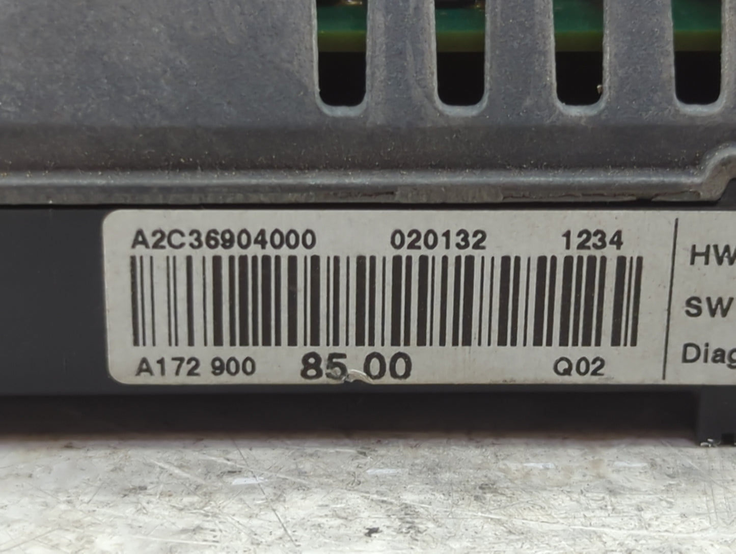 2012 Mercedes-benz C-class Information Display Screen - Oemusedautoparts1.com