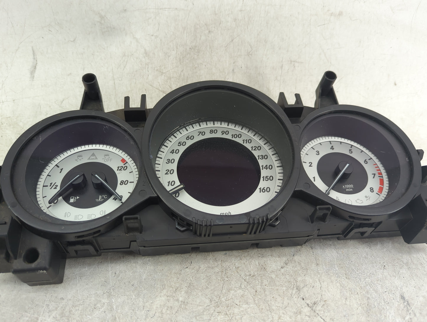 2012 Mercedes-Benz C-Class Instrument Cluster Speedometer Gauges P/N:A2049003808 A2033221200 Miles: Fits OEM Used Auto Parts