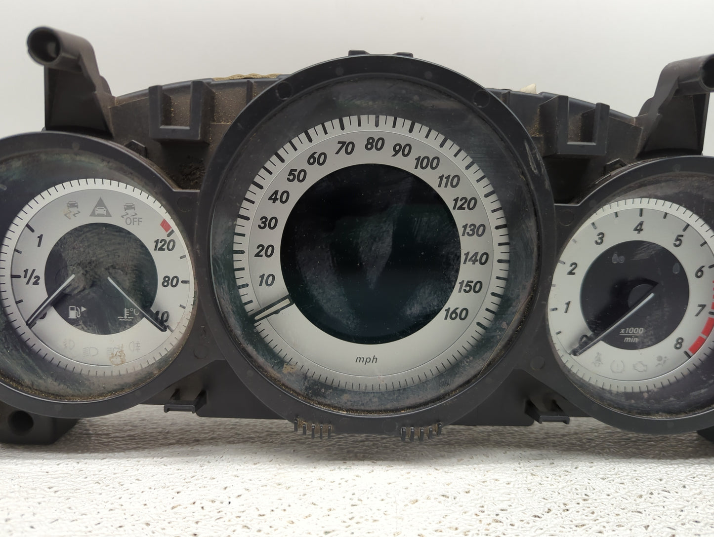 2012 Mercedes-Benz C-Class Instrument Cluster Speedometer Gauges P/N:A2049003808 A2C33221200 Fits OEM Used Auto Parts - Oemu