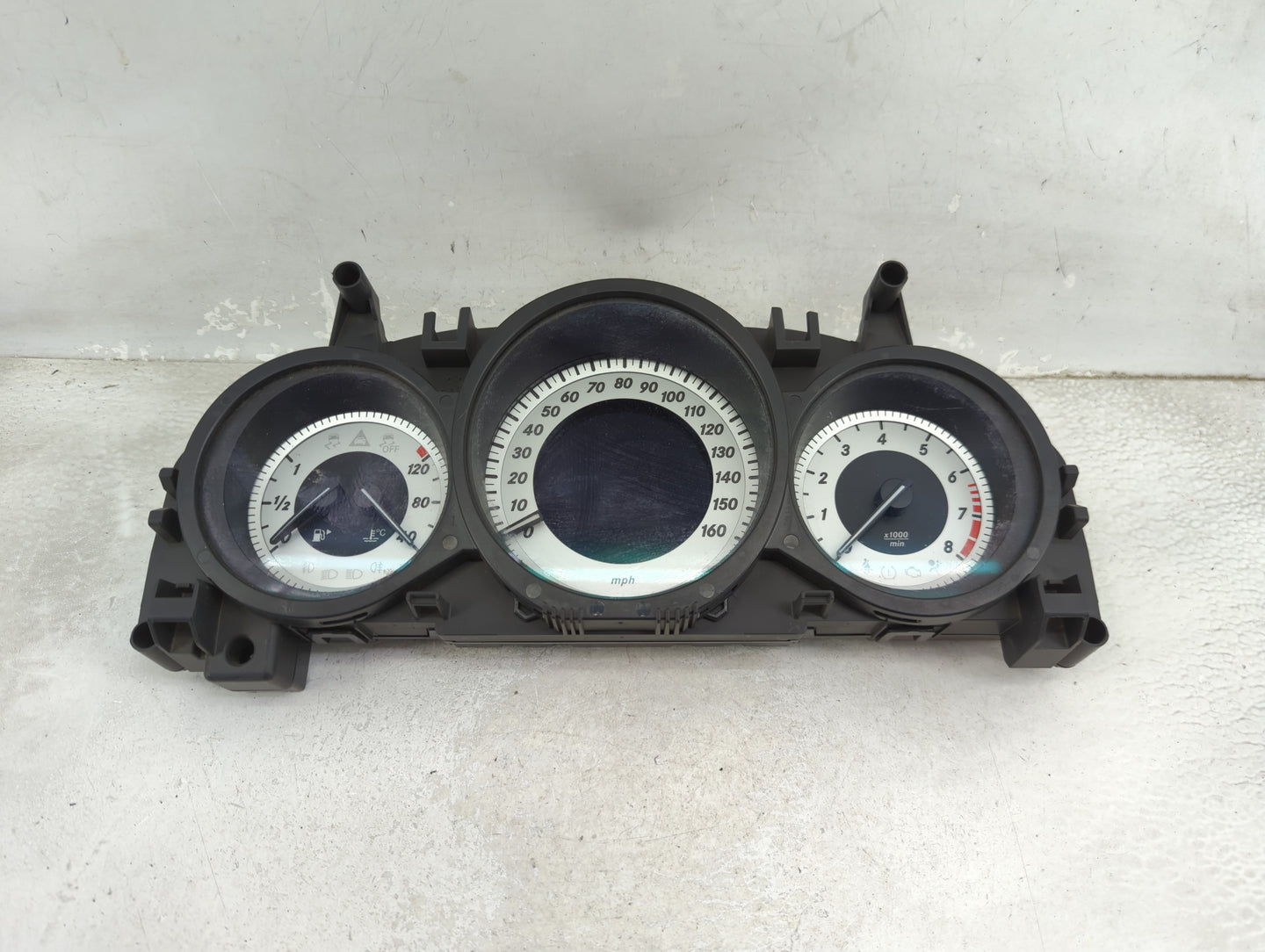 2012 Mercedes-Benz C-Class Instrument Cluster Speedometer Gauges P/N:A2049003808 A2C33221200 Miles:41K Fits OEM Used Auto Pa