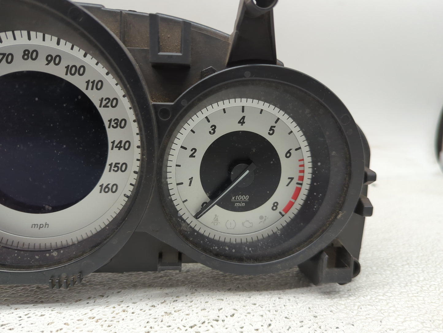 2012 Mercedes-Benz C-Class Instrument Cluster Speedometer Gauges P/N:A2049003808 A2C33221200 Miles:129K Fits OEM Used Auto P