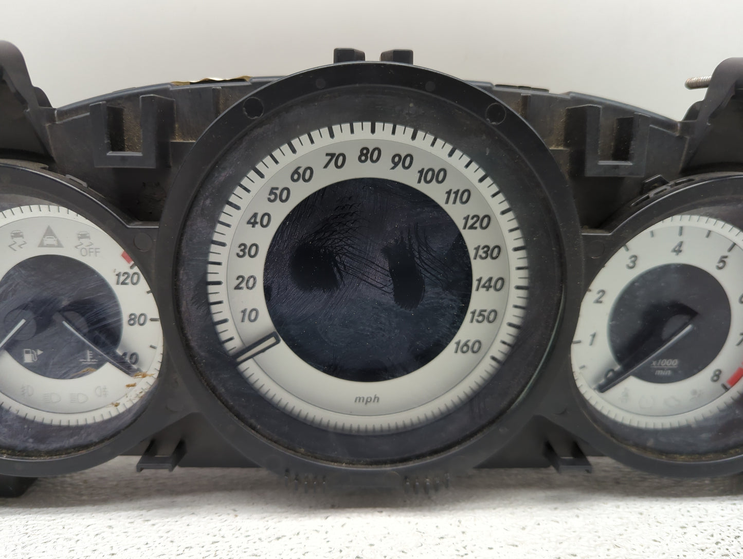 2012 Mercedes-Benz C-Class Instrument Cluster Speedometer Gauges P/N:A2049003808 A2033221200 Miles:95K Fits OEM Used Auto Pa