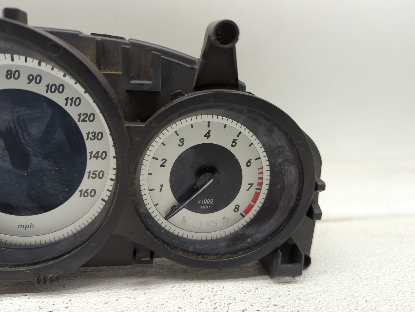 2012 Mercedes-Benz C-Class Instrument Cluster Speedometer Gauges P/N:A2049003808 A2033221200 Miles:95K Fits OEM Used Auto Pa