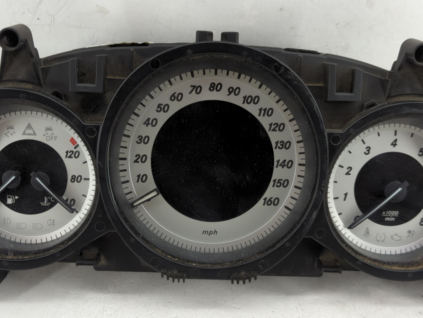 2012 Mercedes-Benz C-Class Instrument Cluster Speedometer Gauges P/N:A2049003808 A2033221200 Miles:66K Fits OEM Used Auto Pa