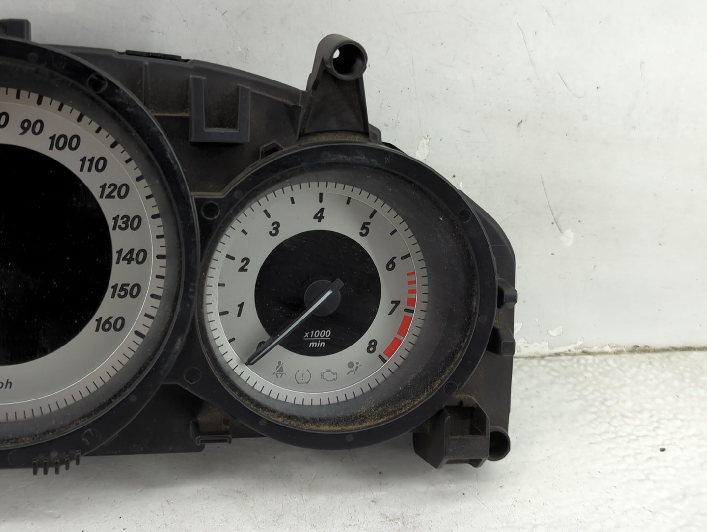 2012 Mercedes-Benz C-Class Instrument Cluster Speedometer Gauges P/N:A2049003808 A2033221200 Miles:66K Fits OEM Used Auto Pa