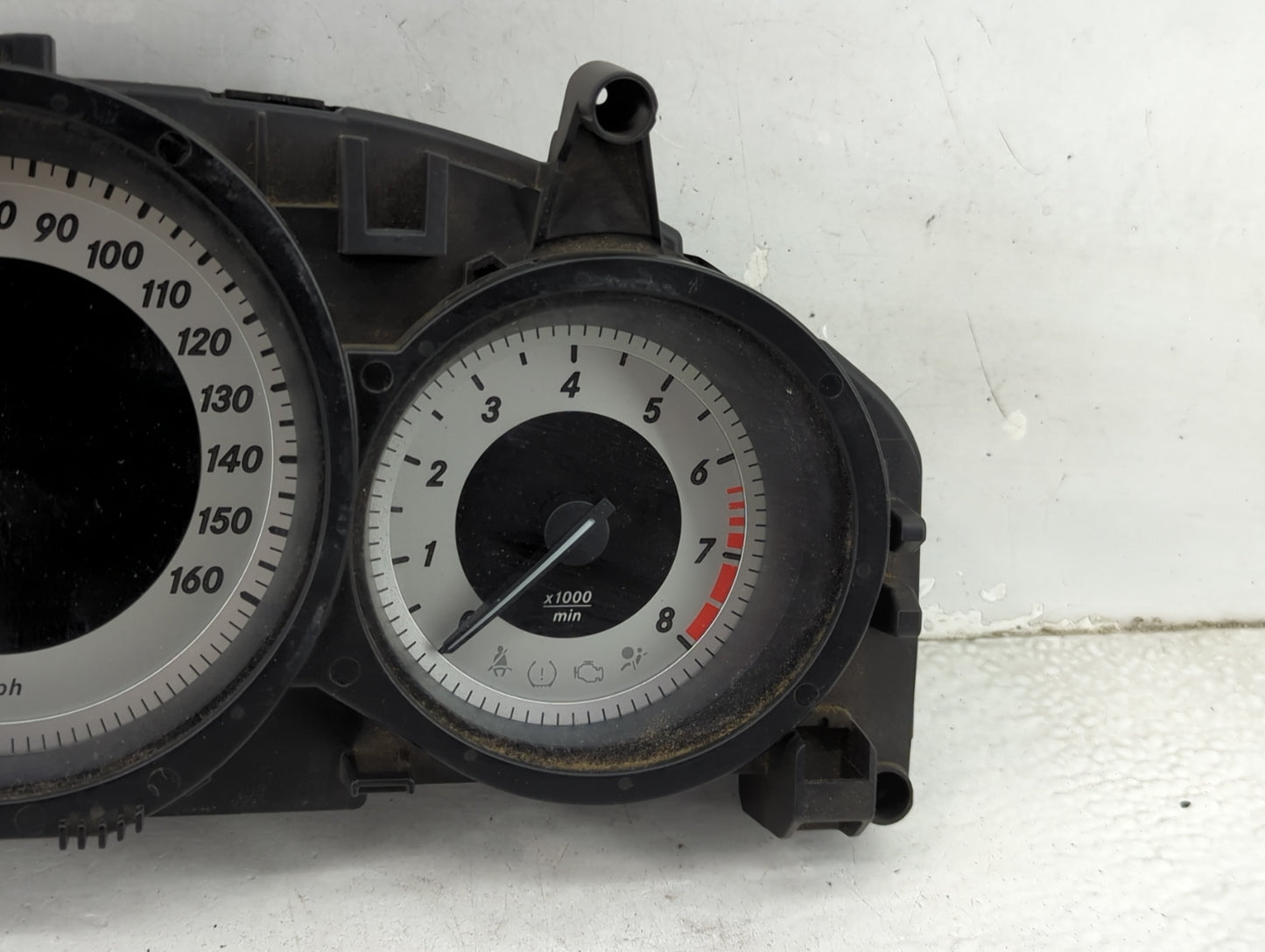 2012 Mercedes-Benz C-Class Instrument Cluster Speedometer Gauges P/N:A2049003808 A2033221200 Miles:66K Fits OEM Used Auto Pa