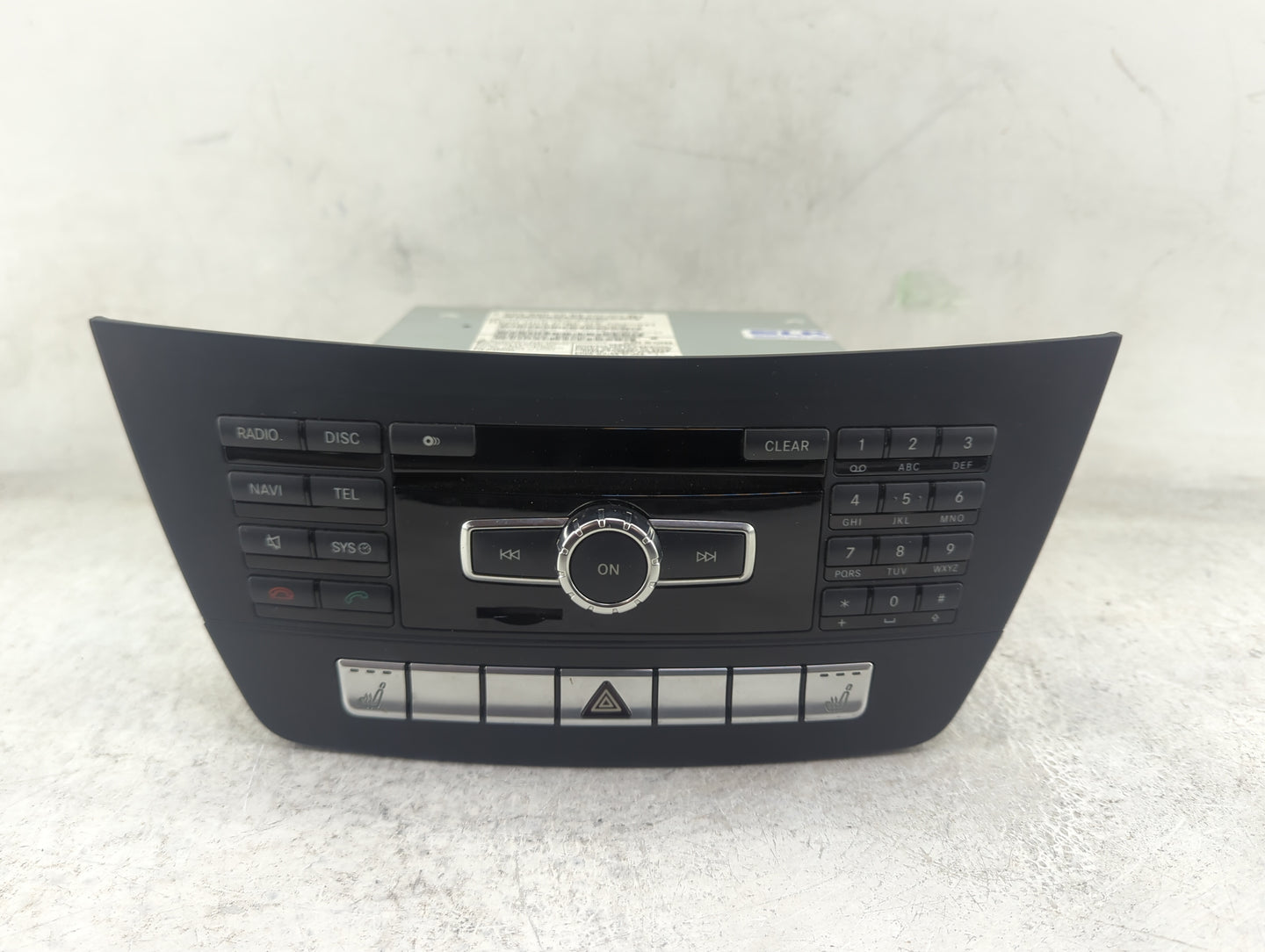 2012 Mercedes-Benz C-Class Radio AM FM Cd Player Receiver Replacement P/N:A 204 900 72 09 A2049007209, A 204 901 24 03 Fits 