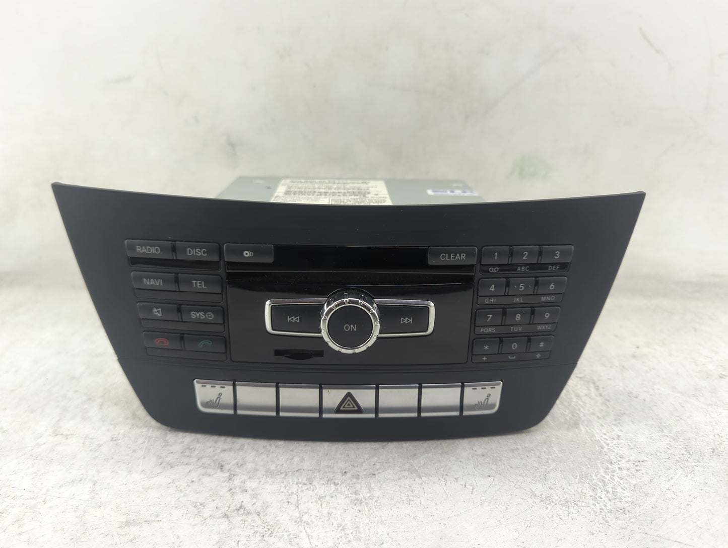 2012 Mercedes-Benz C-Class Radio AM FM Cd Player Receiver Replacement P/N:A 204 900 72 09 A2049007209, A 204 901 24 03 Fits 