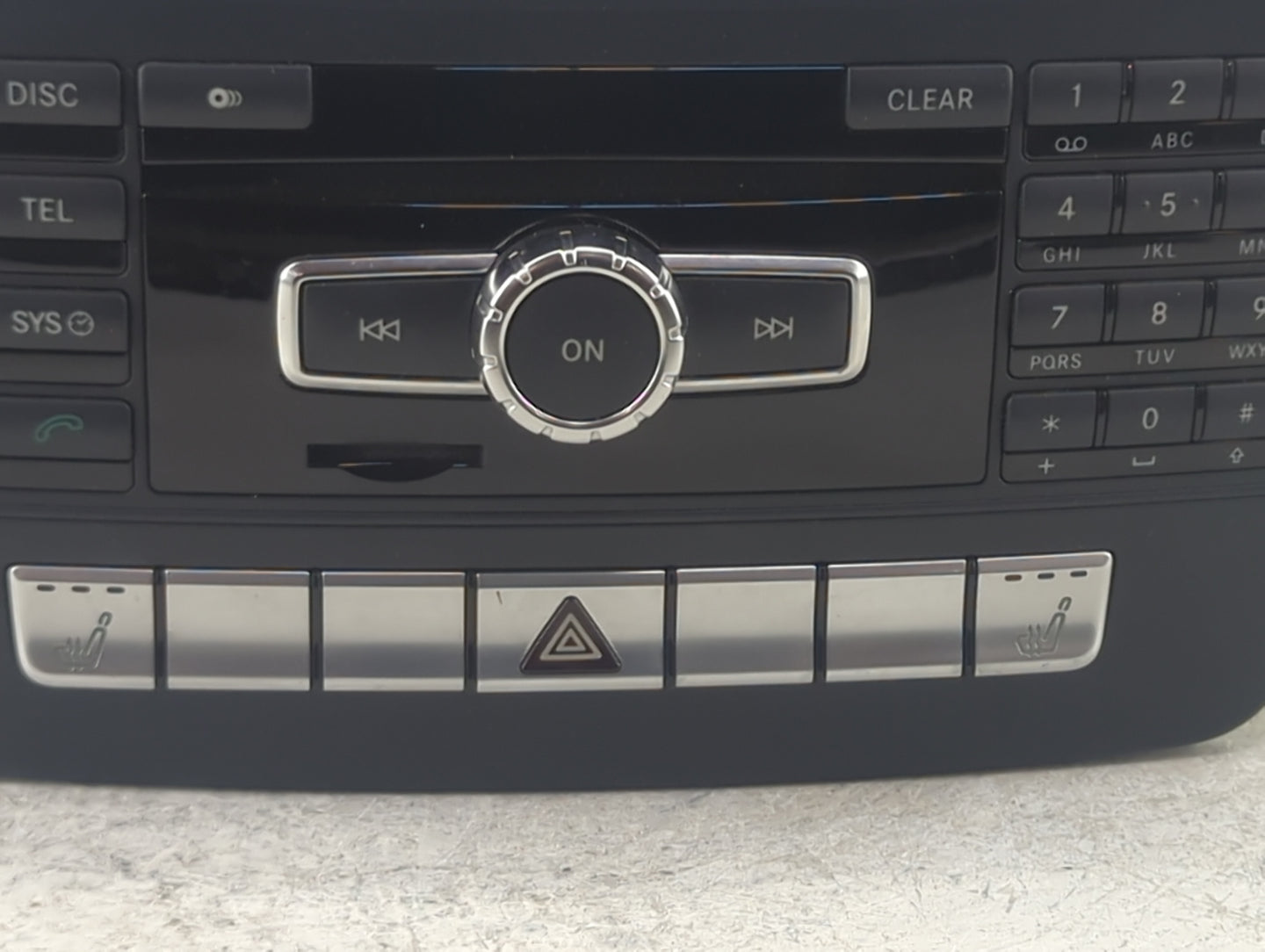 2012 Mercedes-Benz C-Class Radio AM FM Cd Player Receiver Replacement P/N:A 204 900 72 09 A2049007209, A 204 901 24 03 Fits 